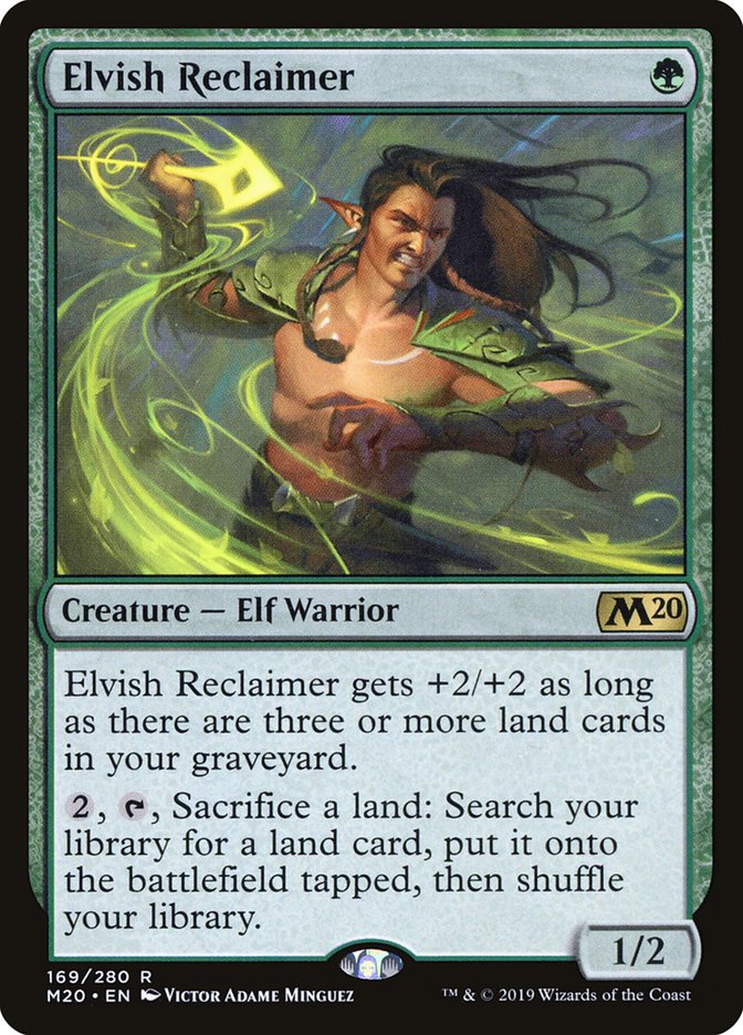 Elvish Reclaimer 169/280 (Core Set 2020)  - Foil | Good Games Morley