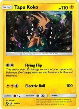 Tapu Koko SM30a (Alternate Art Promos)  - Holofoil | Good Games Morley