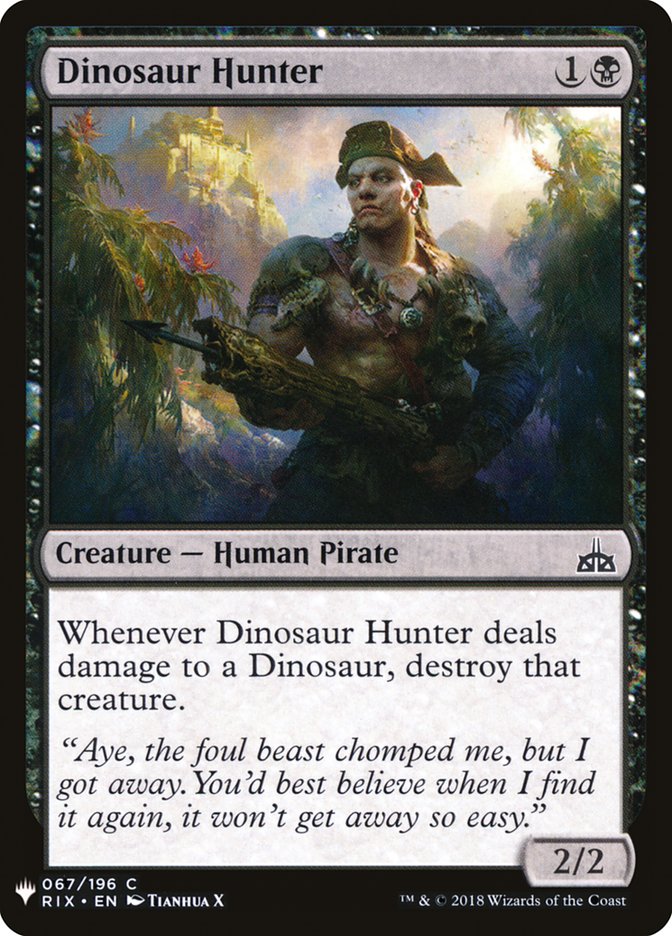 Dinosaur Hunter [Mystery Booster] | Good Games Morley
