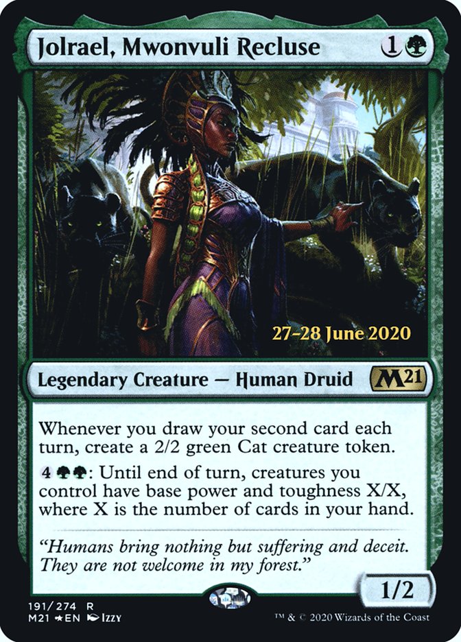 Jolrael, Mwonvuli Recluse [Core Set 2021 Prerelease Promos] | Good Games Morley