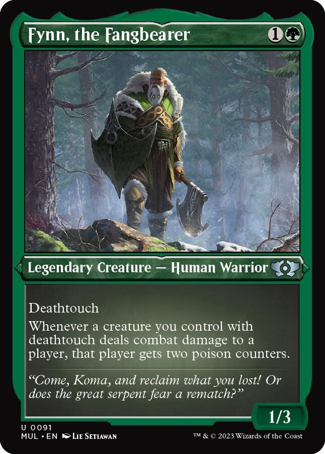 Fynn, the Fangbearer 91 (March of the Machine: Multiverse Legends)  - Etched Foil | Good Games Morley