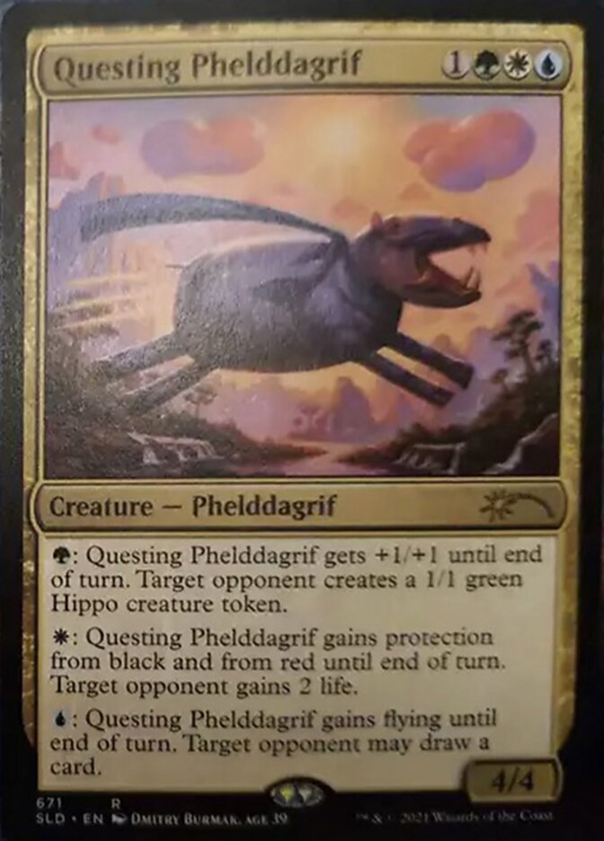 Questing Phelddagrif (671) [Secret Lair Drop Promos] | Good Games Morley