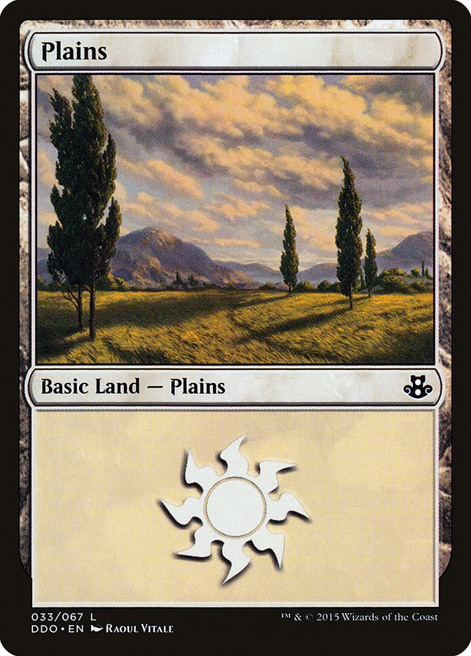 Plains (33) [Duel Decks: Elspeth vs. Kiora] | Good Games Morley