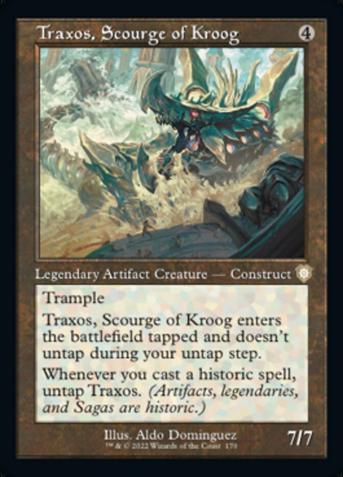 Traxos, Scourge of Kroog (Retro) [The Brothers' War Commander] | Good Games Morley