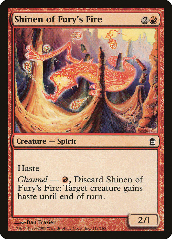 Shinen of Fury's Fire [Saviors of Kamigawa] | Good Games Morley
