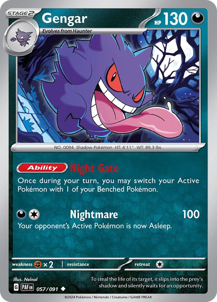 Gengar 057/091 (SV: Paldean Fates)  | Good Games Morley
