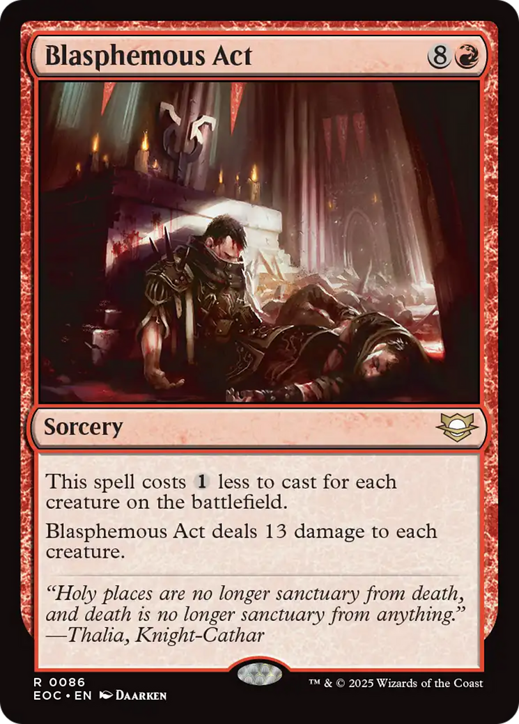 Blasphemous Act [Edge of Eternities Commander] | Good Games Morley