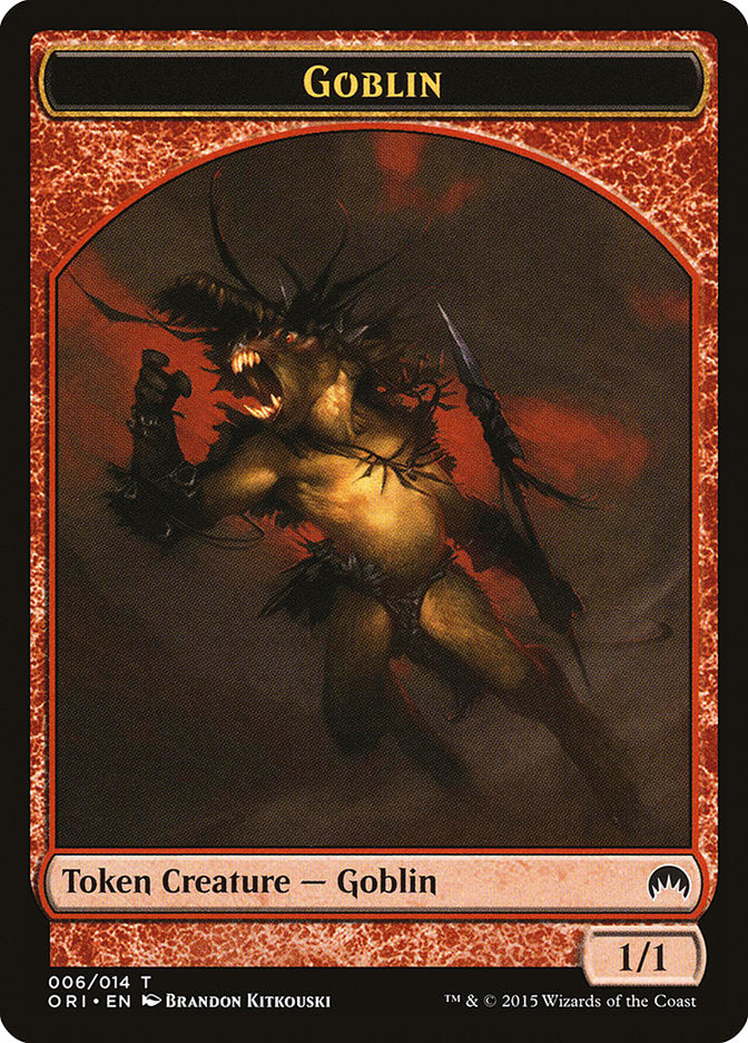 Goblin Token [Magic Origins Tokens] | Good Games Morley