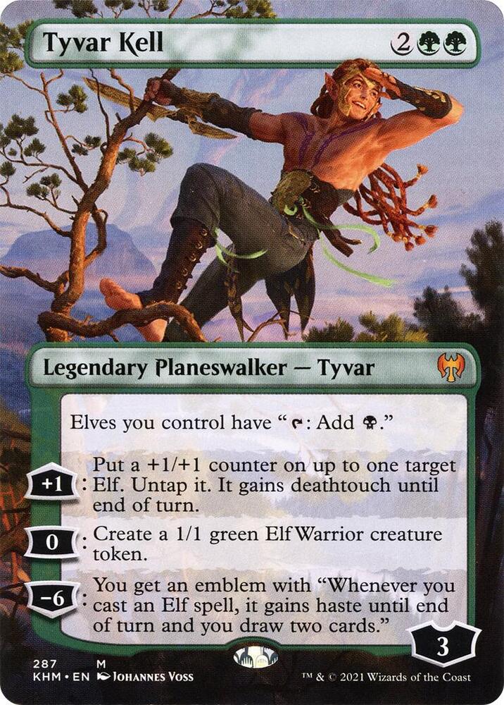 Tyvar Kell 287/285 (Kaldheim)  - Borderless | Good Games Morley