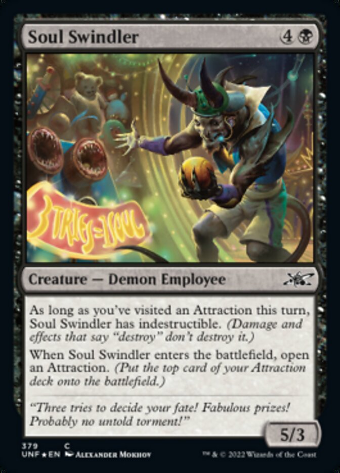 Soul Swindler (Galaxy Foil) [Unfinity] | Good Games Morley
