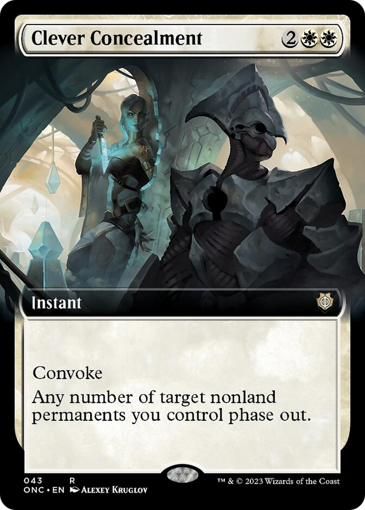 Clever Concealment (Extended Art) [Phyrexia: All Will Be One Commander] | Good Games Morley