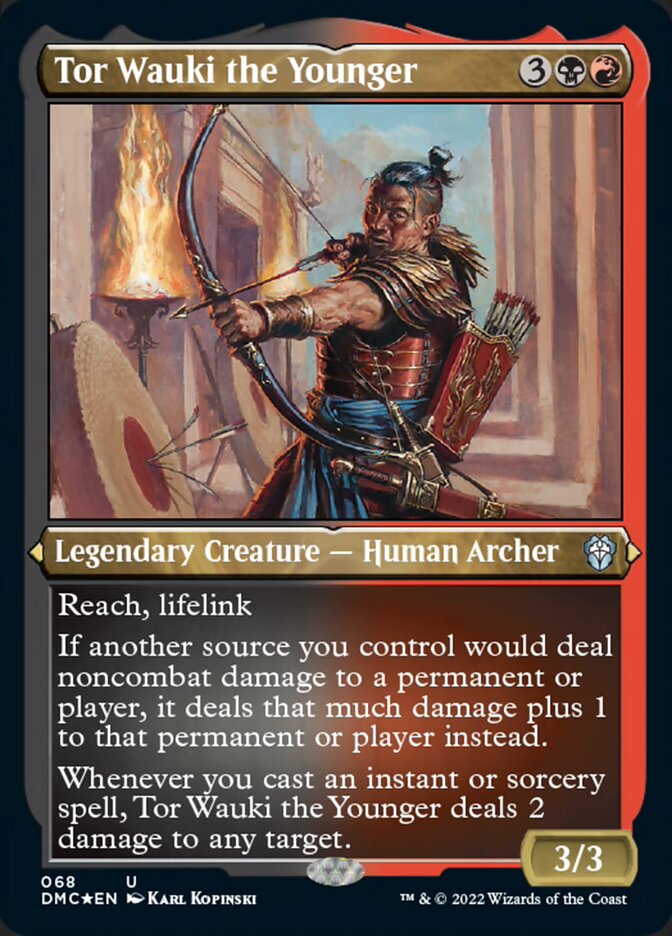 Tor Wauki the Younger (Foil Etched) [Dominaria United Commander] | Good Games Morley