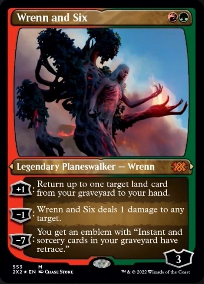 Wrenn and Six (Foil Etched) [Double Masters 2022] | Good Games Morley