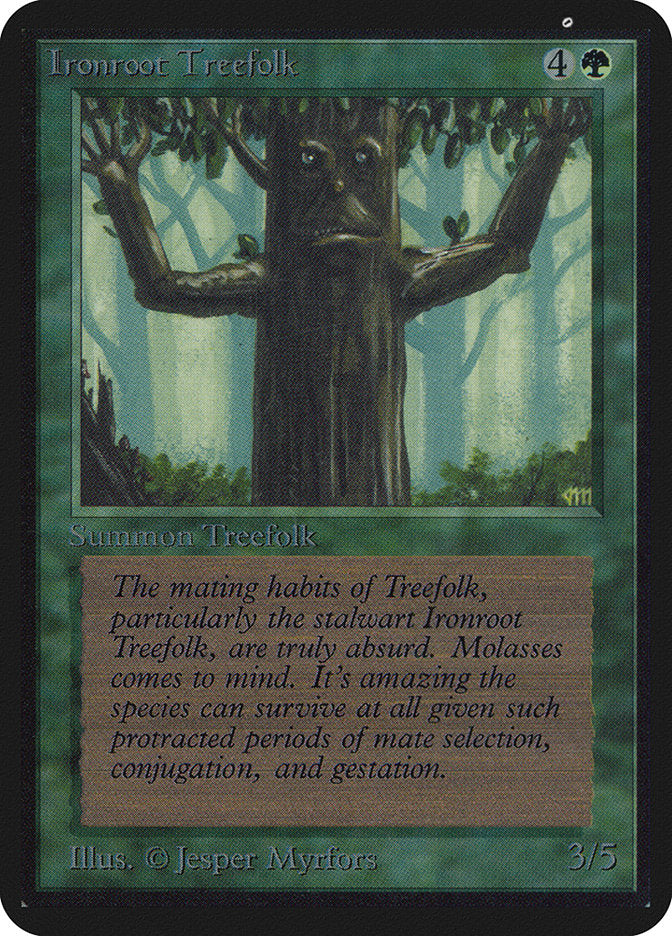 Ironroot Treefolk [Alpha Edition] | Good Games Morley