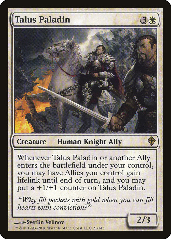 Talus Paladin 21/145 (Worldwake)  | Good Games Morley