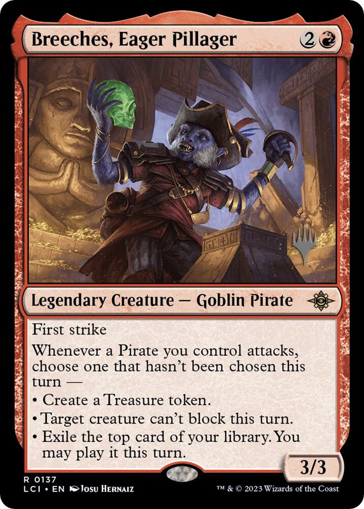 Breeches Eager Pillager 137p/138 (Promo Pack: The Lost Caverns of Ixalan)  | Good Games Morley