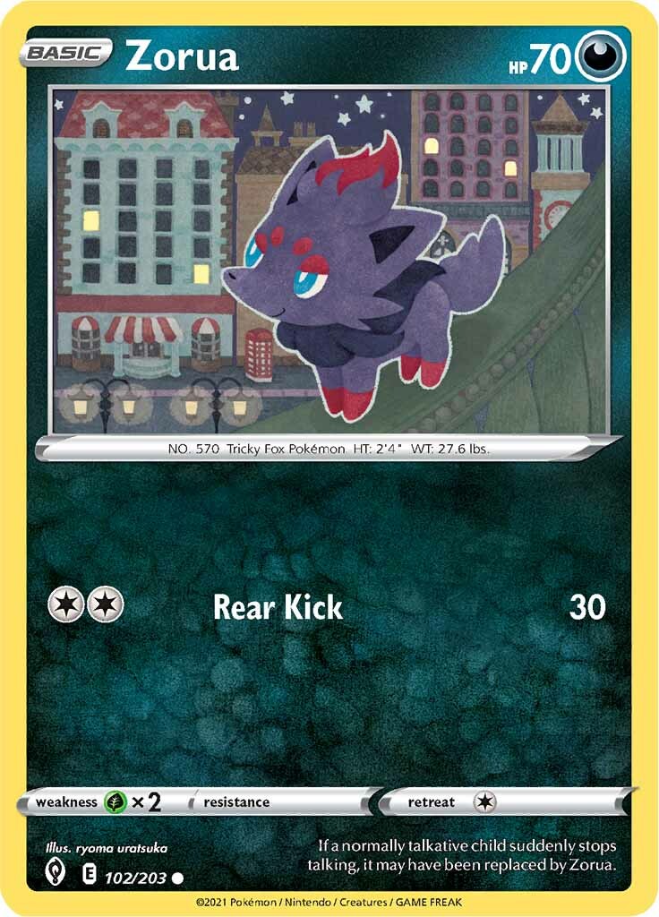 Zorua (102/203) [Sword & Shield: Evolving Skies] | Good Games Morley