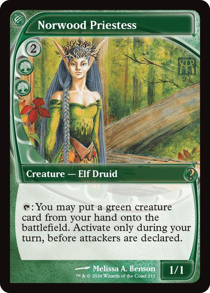 Norwood Priestess 211/390 (Mystery Booster 2)  - Future Sight | Good Games Morley