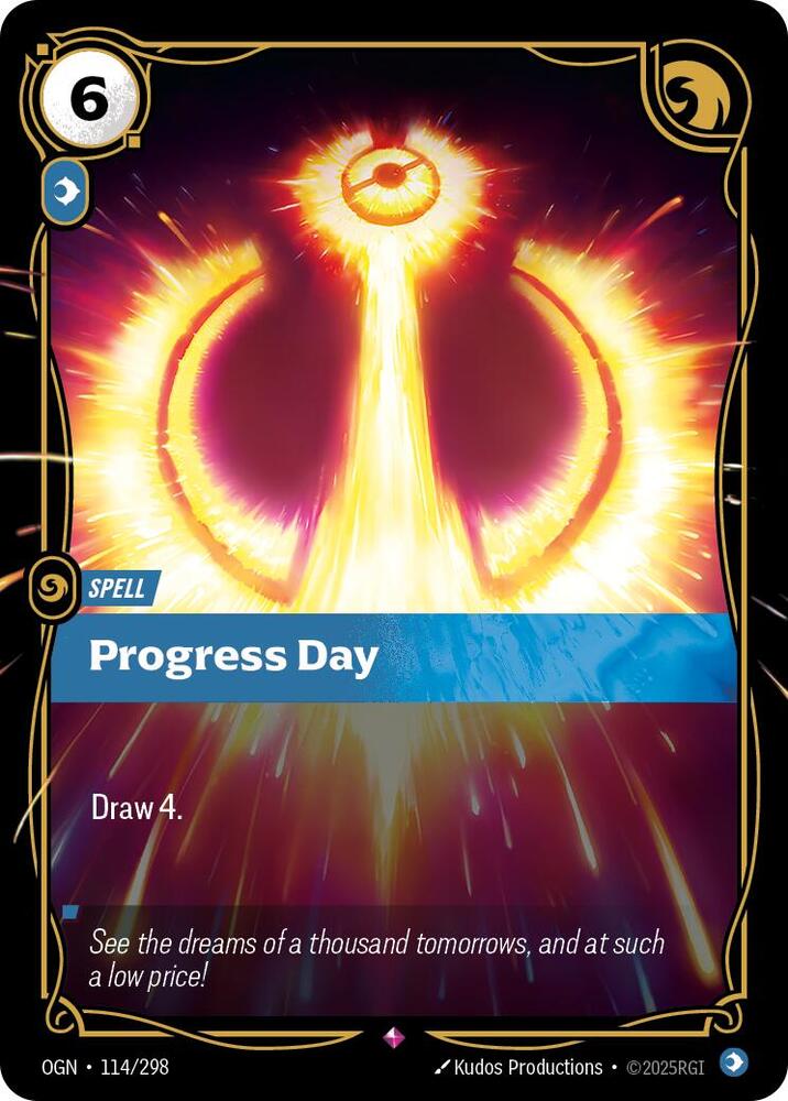 Progress Day 114/298 (Origins)  - Foil | Good Games Morley