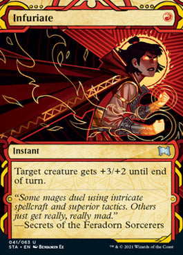 Infuriate (Foil Etched) [Strixhaven: School of Mages Mystical Archive] | Good Games Morley