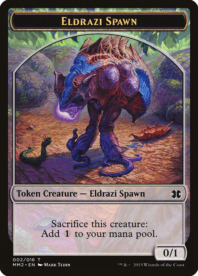 Eldrazi Spawn Token (002/016) [Modern Masters 2015 Tokens] | Good Games Morley