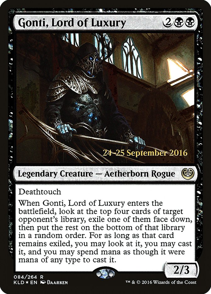 Gonti, Lord of Luxury [Kaladesh Prerelease Promos] | Good Games Morley