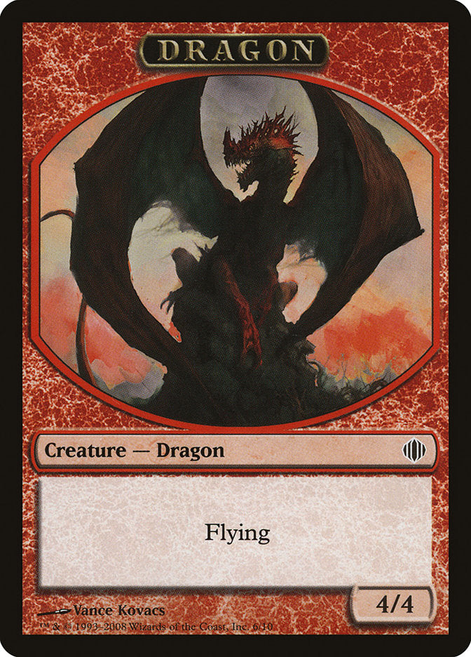 Dragon Token [Shards of Alara Tokens] | Good Games Morley