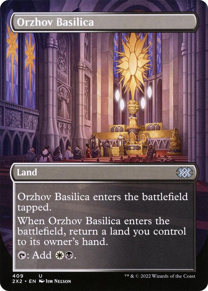 Orzhov Basilica Borderless 409/331 (Double Masters 2022)  | Good Games Morley