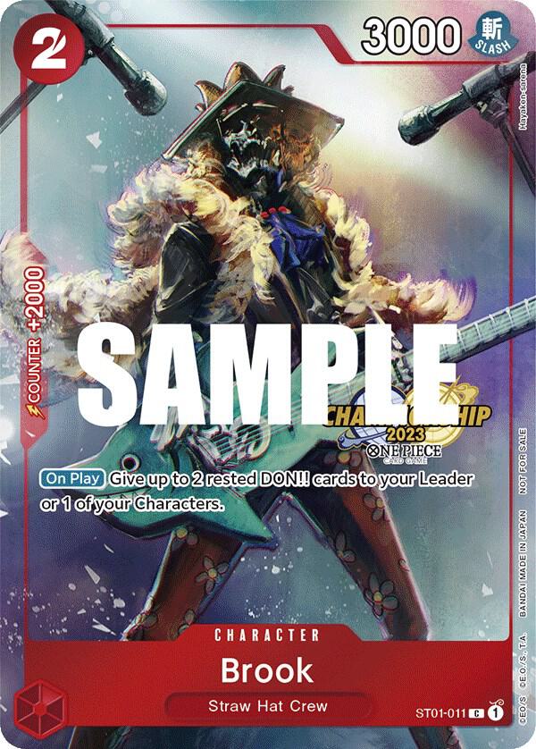 Brook (CS 2023 Celebration Pack) ST01-011 (One Piece Promotion Cards)  - Foil | Good Games Morley