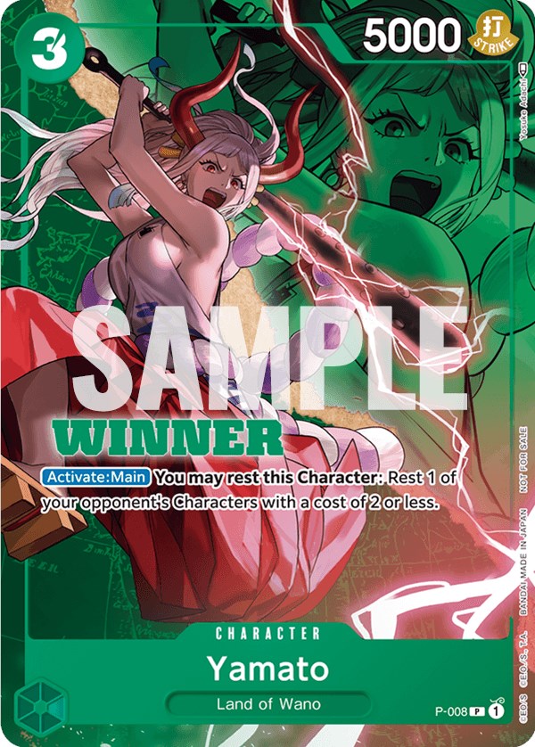 Yamato (P-008) (Winner Pack Vol. 1) [One Piece Promotion Cards] | Good Games Morley