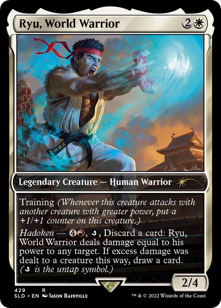 Ryu, World Warrior // Vikya, Scorching Stalwart 429 (Secret Lair Drop Series)  - Full Art | Good Games Morley