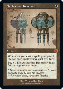 Aetherflux Reservoir Schematic 65 (The Brothers' War: Retro Frame Artifacts)  | Good Games Morley