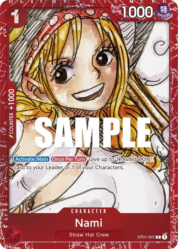 Nami (PCC Film RED) ST01-007 (One Piece Promotion Cards)  - Alternate Art Foil | Good Games Morley
