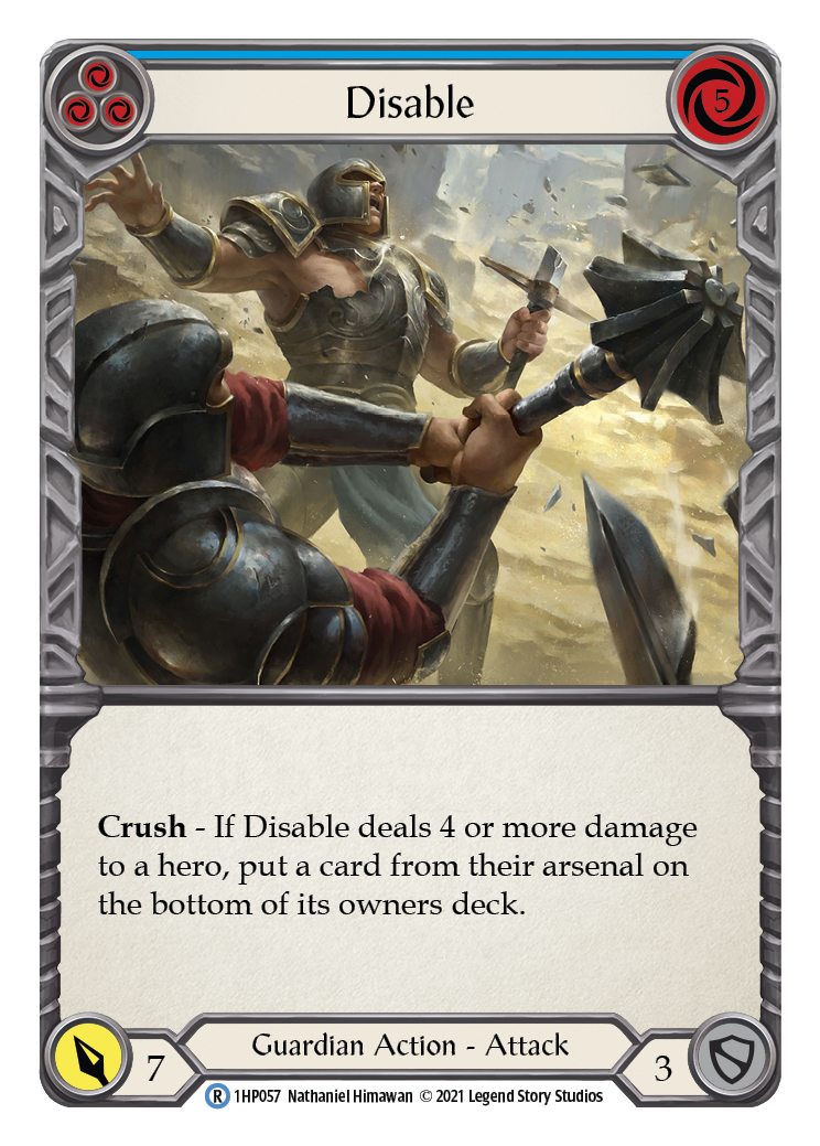 Disable (Blue) [1HP057] (History Pack 1) | Good Games Morley