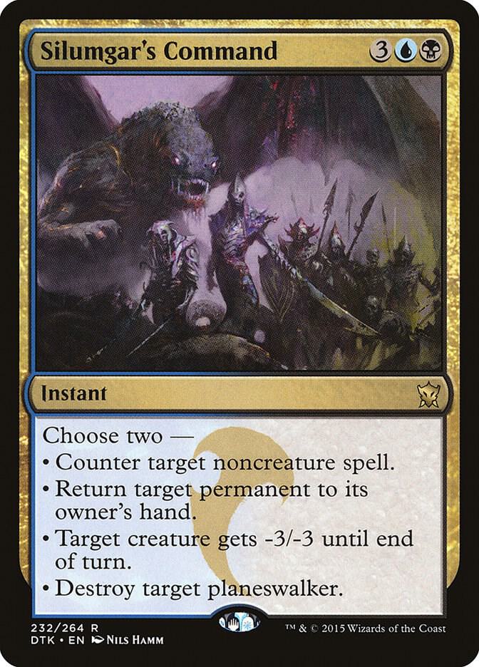 Silumgar's Command 232/264 (Dragons of Tarkir)  - Foil | Good Games Morley