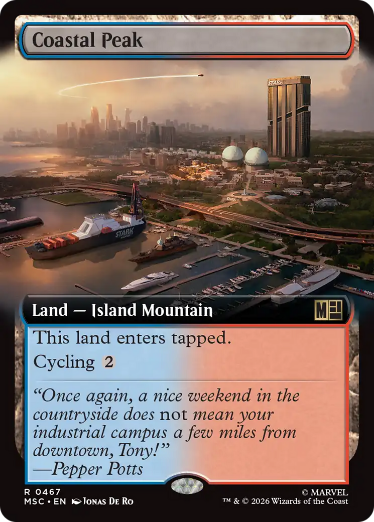 Coastal Peak (Extended Art) [Marvel Super Heroes Commander] | Good Games Morley