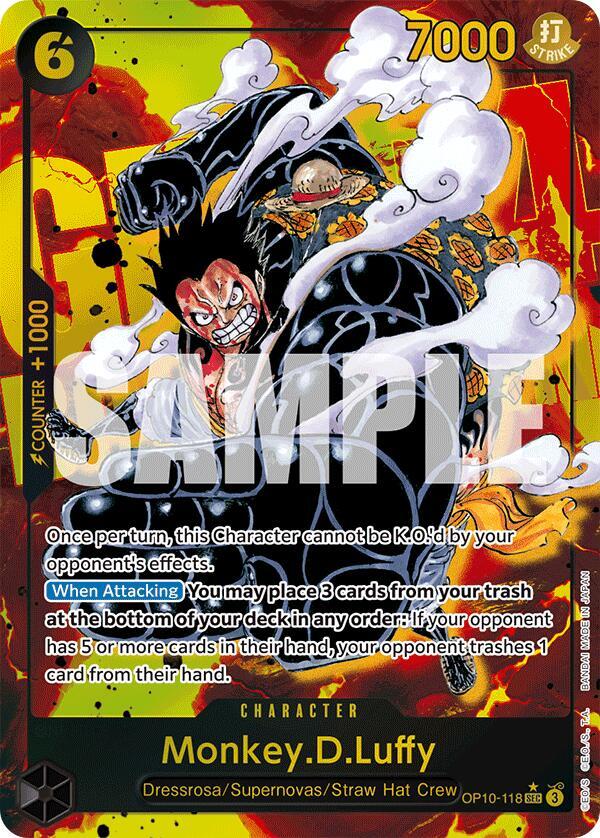 Monkey.D.Luffy OP10-118 (Royal Blood)  - Alternate Art Foil | Good Games Morley