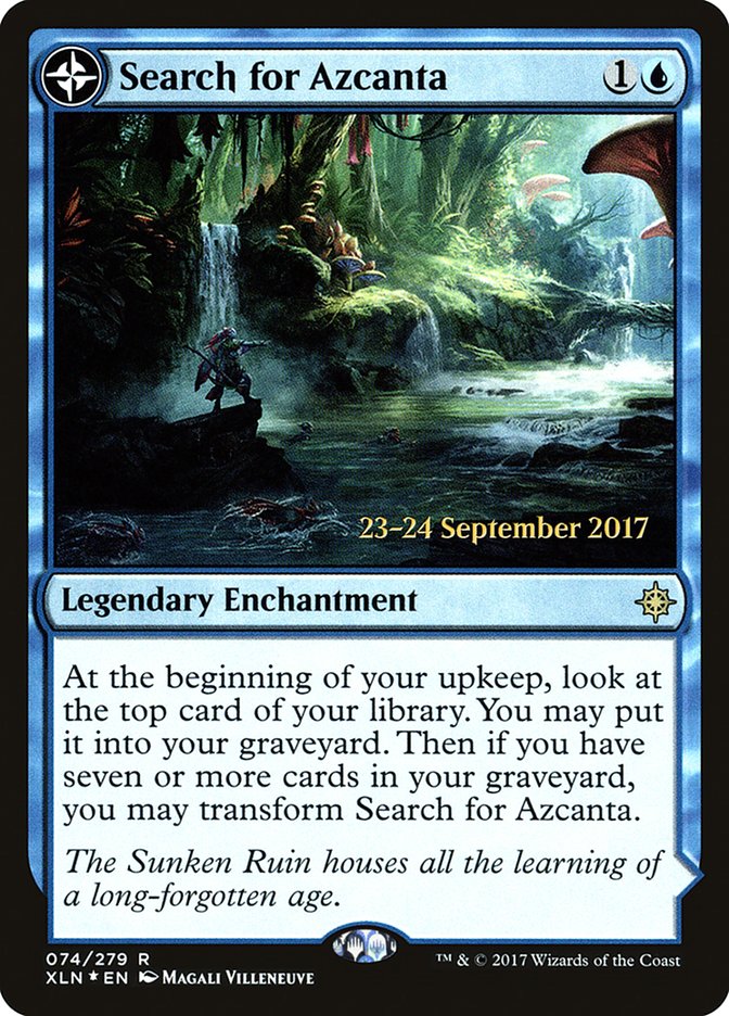 Search for Azcanta // Azcanta, the Sunken Ruin [Ixalan Prerelease Promos] | Good Games Morley