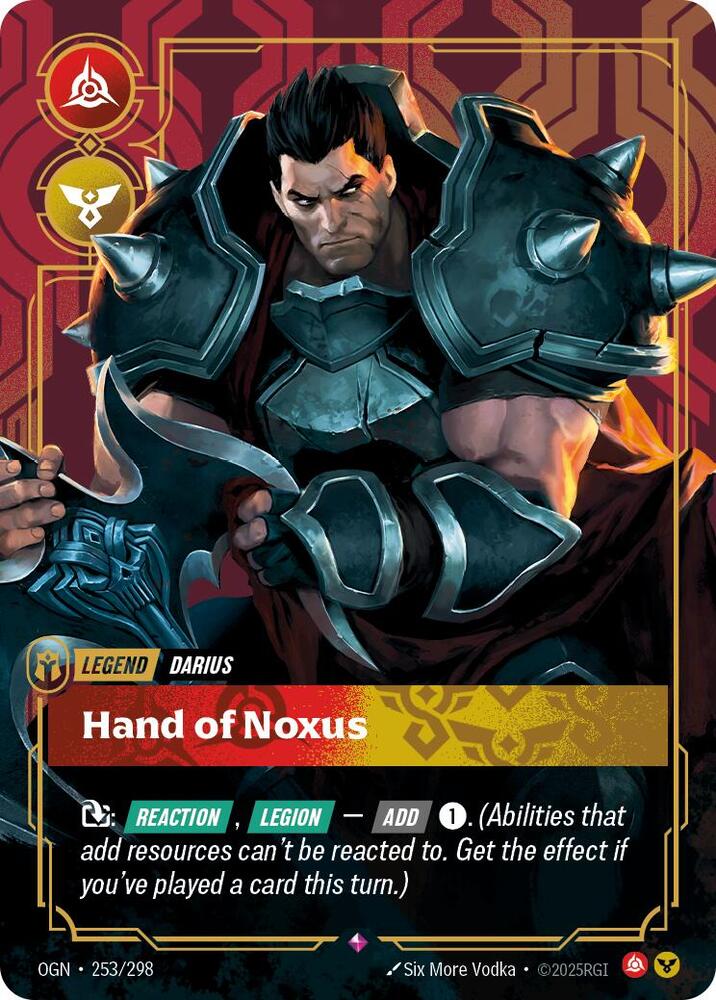 Darius - Hand of Noxus 253/298 (Origins)  - Foil | Good Games Morley
