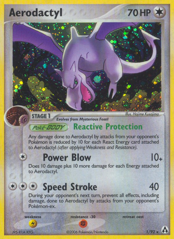 Aerodactyl (1/92) [EX: Legend Maker] | Good Games Morley