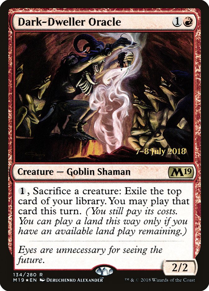 Dark-Dweller Oracle [Core Set 2019 Prerelease Promos] | Good Games Morley