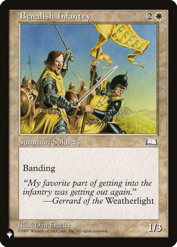 Benalish Infantry [The List] | Good Games Morley
