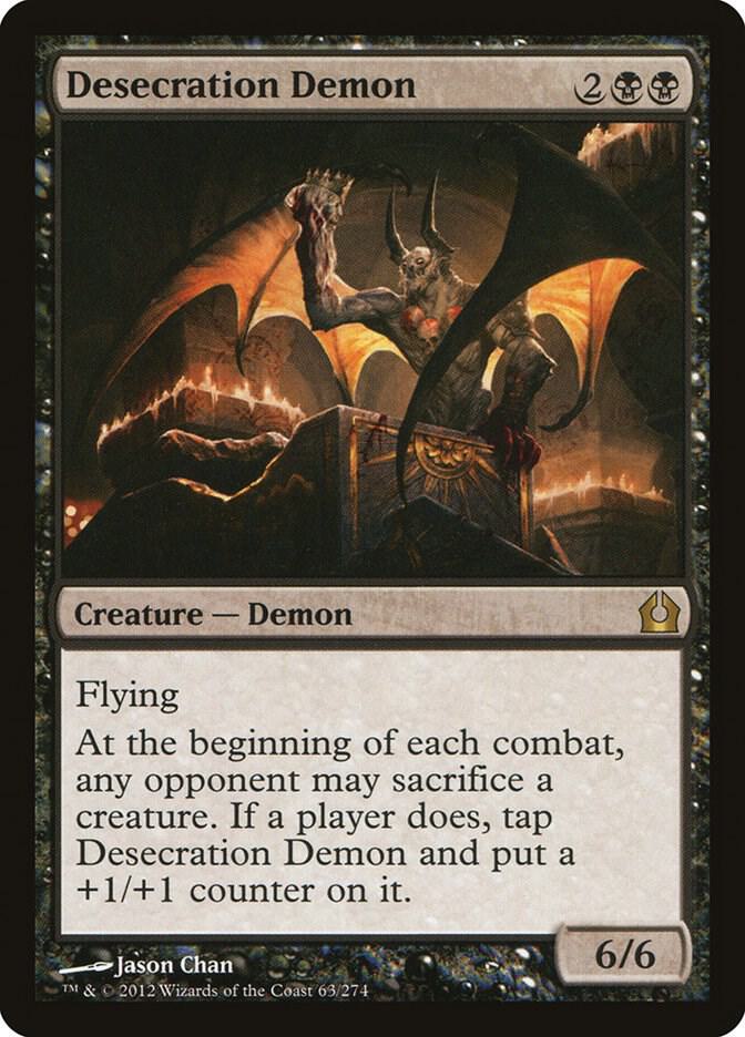 Desecration Demon 63/274 (Return to Ravnica)  | Good Games Morley