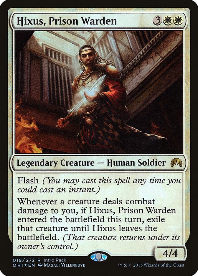 Hixus Prison Warden 19/54 (Unique and Miscellaneous Promos)  - Foil | Good Games Morley