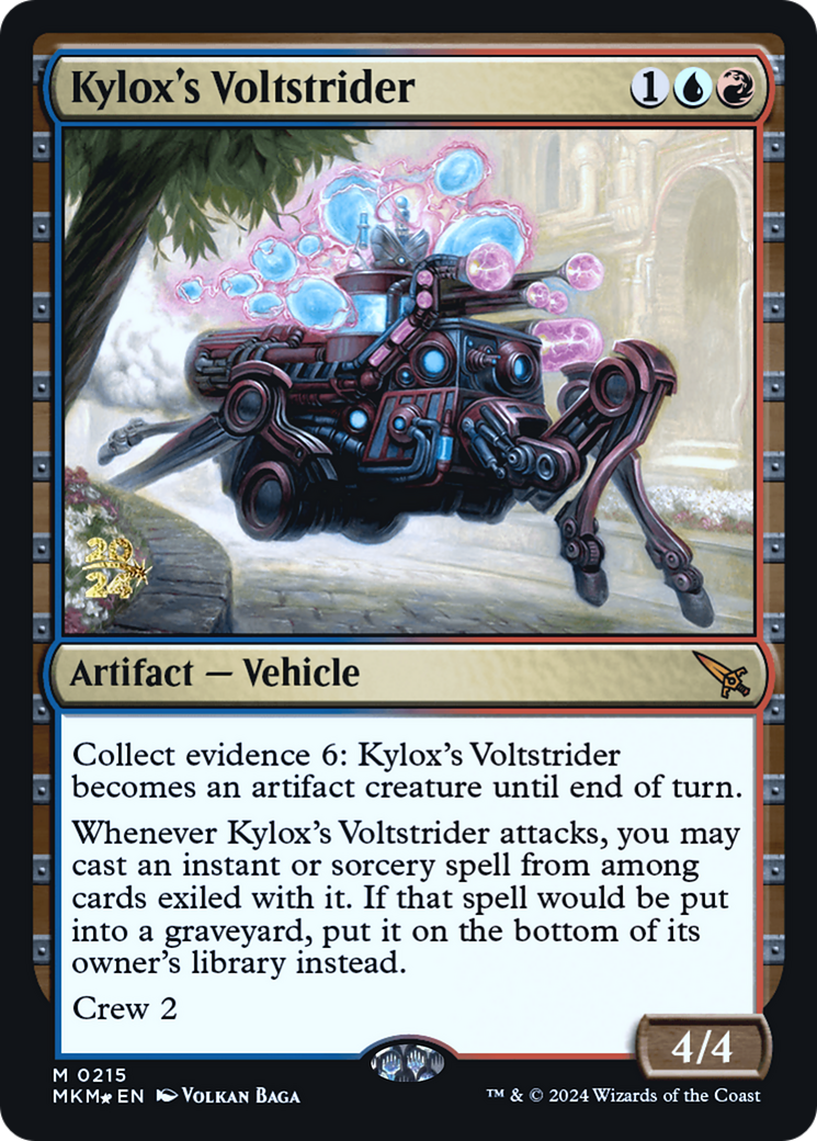 Kylox's Voltstrider [Murders at Karlov Manor Prerelease Promos] | Good Games Morley