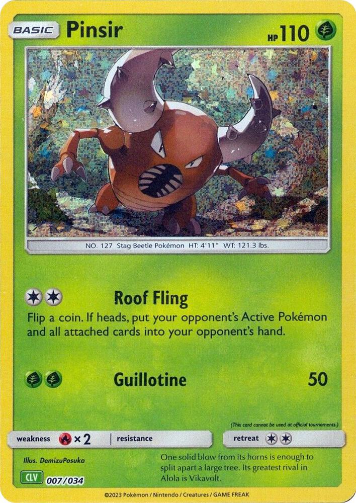 Pinsir 007/034 (Trading Card Game Classic)  - Holofoil | Good Games Morley