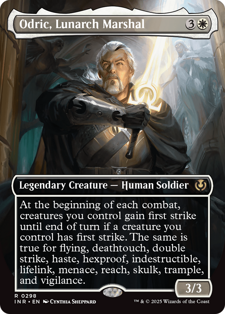 Odric, Lunarch Marshal (Borderless) [Innistrad Remastered] | Good Games Morley