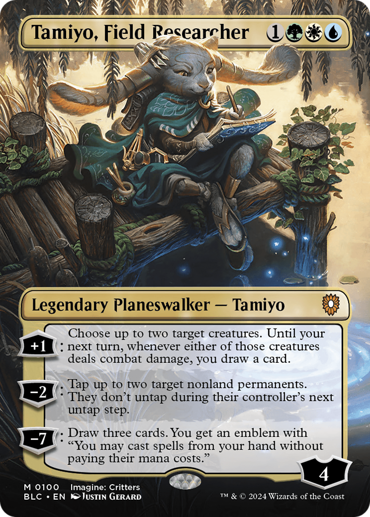 Tamiyo, Field Researcher (Borderless) [Bloomburrow Commander] | Good Games Morley