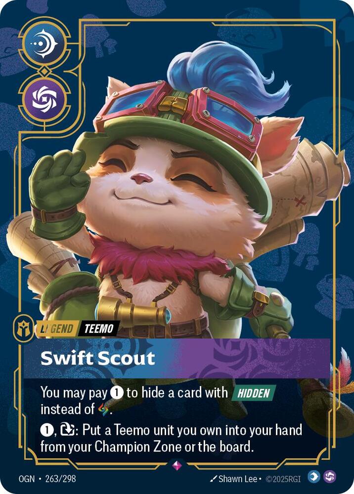Teemo - Swift Scout 263/298 (Origins)  - Foil | Good Games Morley