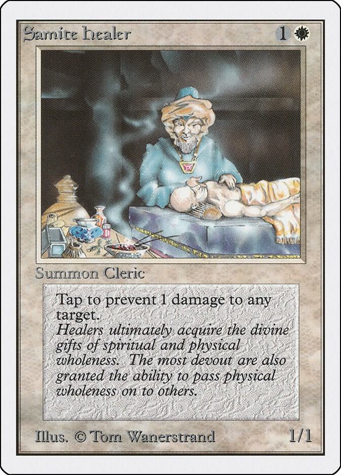 Samite Healer 38/302 (Unlimited Edition)  | Good Games Morley